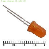 Светодиоды выводные 5 mm orange